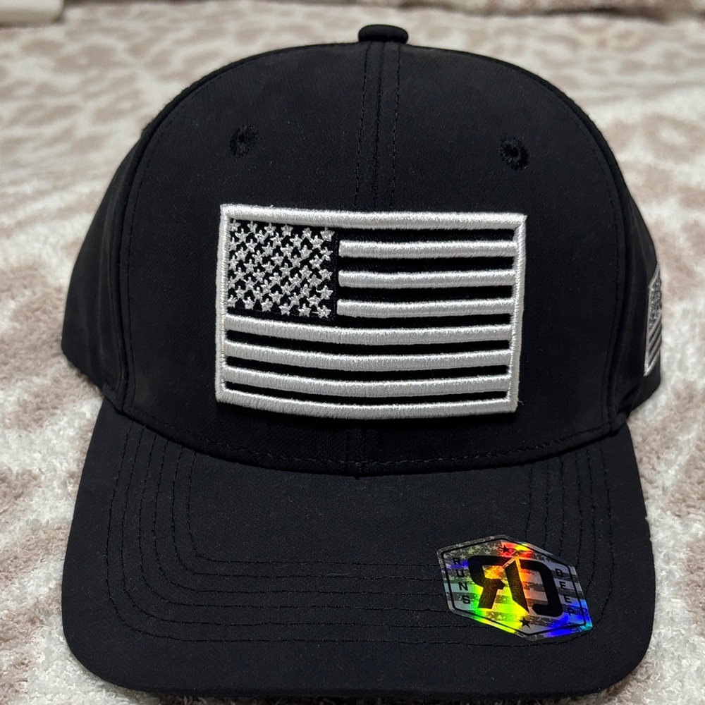 Runs Deep Tactical American Flag SnapBack Hat